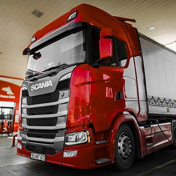 HGV Driver at work